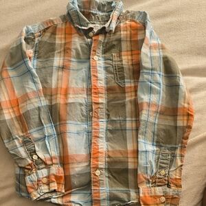Boys Multicolor Plaid Shirt